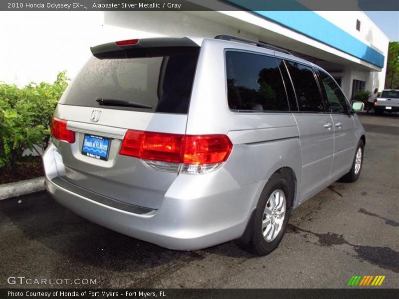 Alabaster Silver Metallic / Gray 2010 Honda Odyssey EX-L
