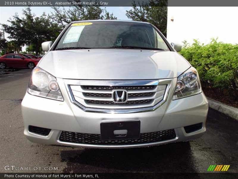 Alabaster Silver Metallic / Gray 2010 Honda Odyssey EX-L