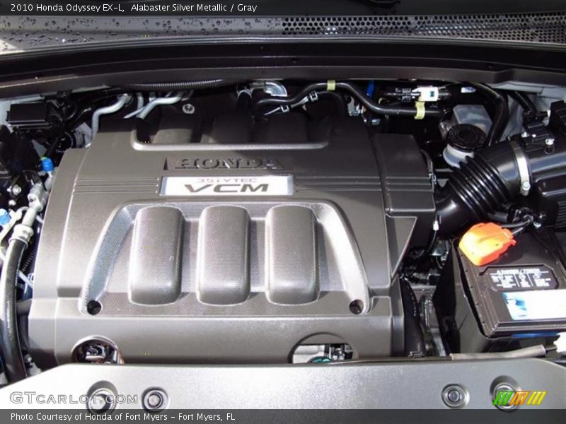 Alabaster Silver Metallic / Gray 2010 Honda Odyssey EX-L