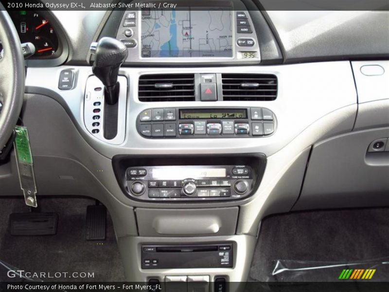 Alabaster Silver Metallic / Gray 2010 Honda Odyssey EX-L