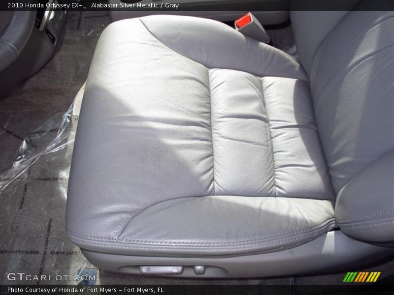 Alabaster Silver Metallic / Gray 2010 Honda Odyssey EX-L