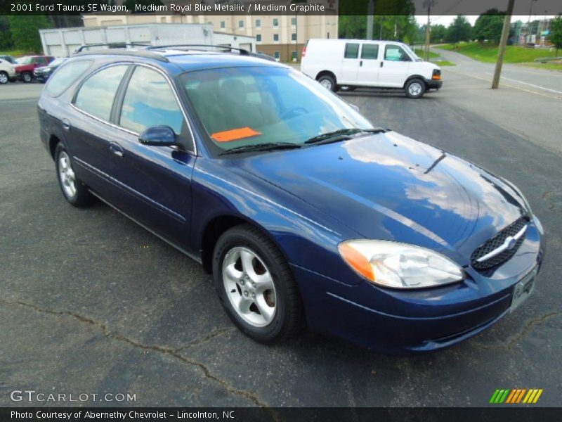 Medium Royal Blue Metallic / Medium Graphite 2001 Ford Taurus SE Wagon