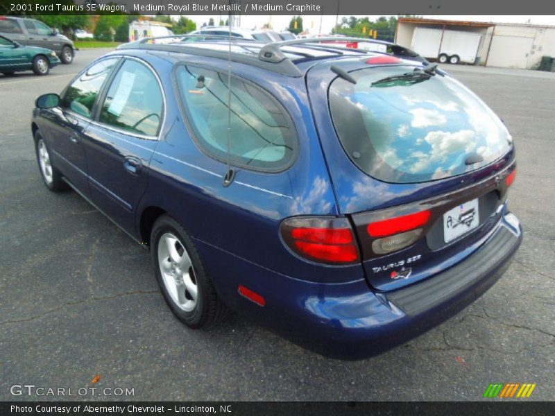 Medium Royal Blue Metallic / Medium Graphite 2001 Ford Taurus SE Wagon