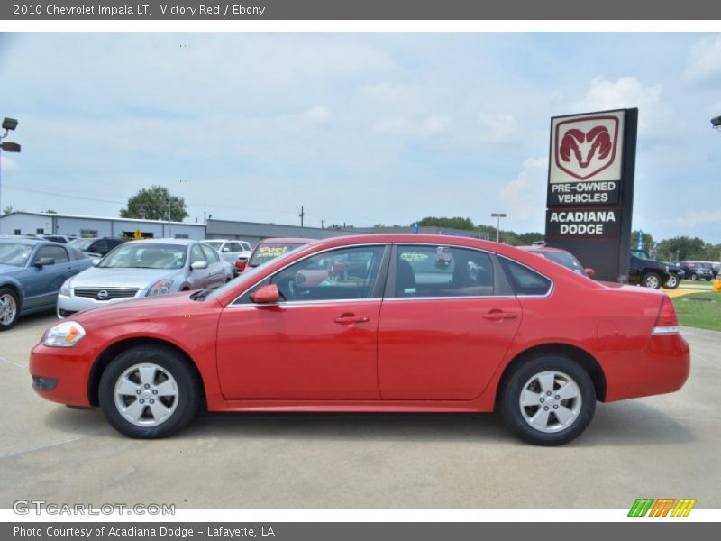 Victory Red / Ebony 2010 Chevrolet Impala LT
