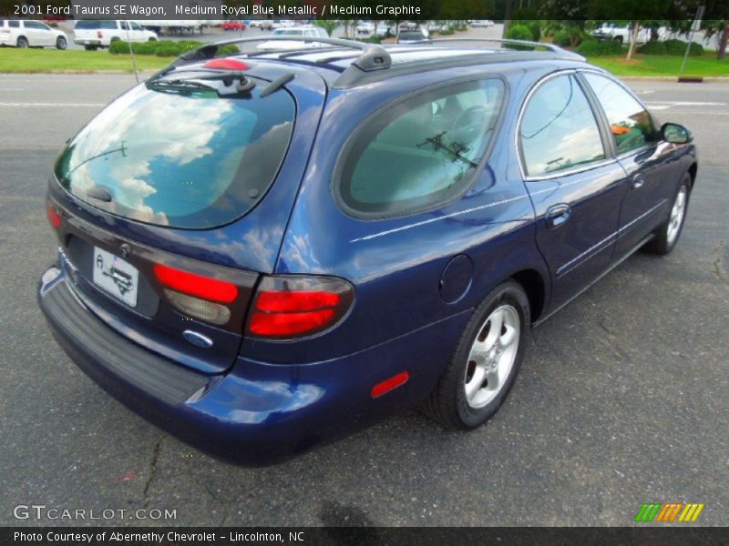 Medium Royal Blue Metallic / Medium Graphite 2001 Ford Taurus SE Wagon