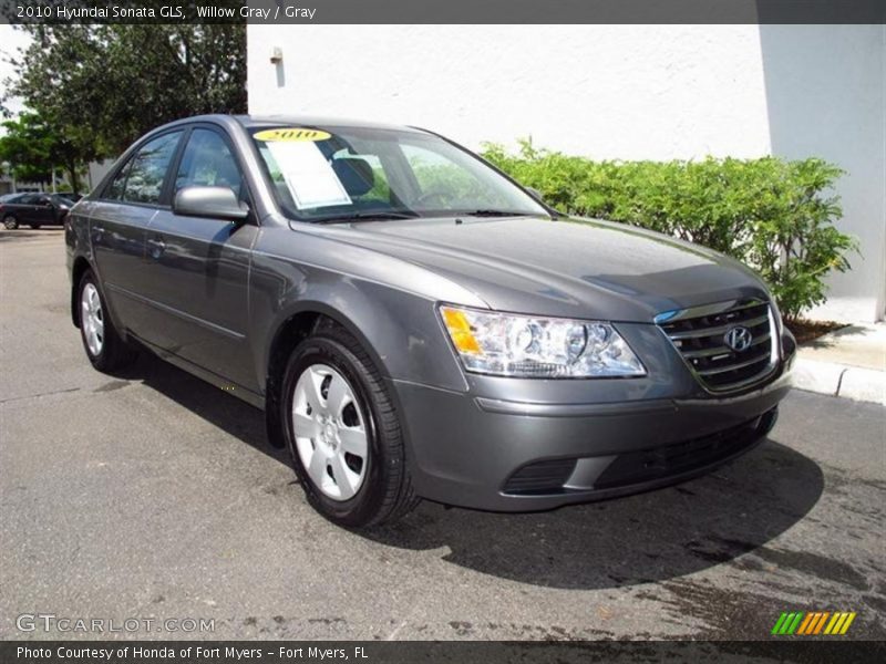 Willow Gray / Gray 2010 Hyundai Sonata GLS