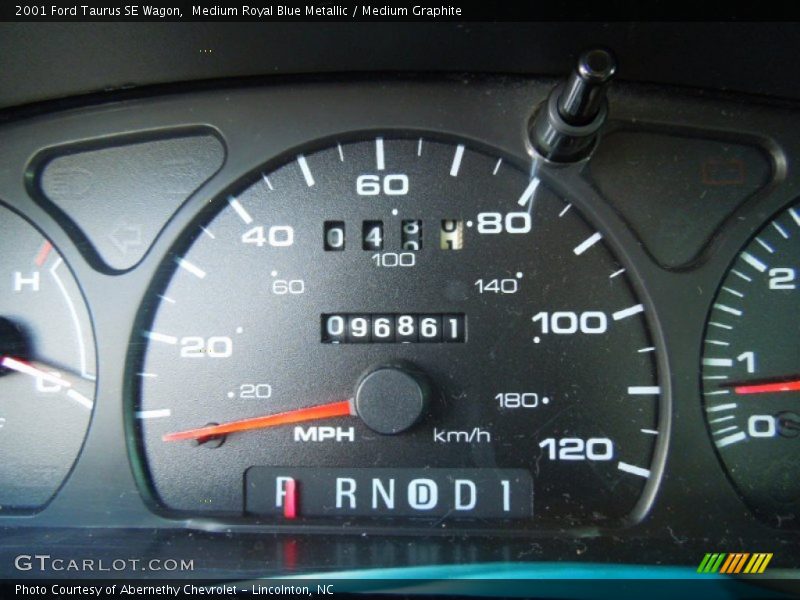 Medium Royal Blue Metallic / Medium Graphite 2001 Ford Taurus SE Wagon