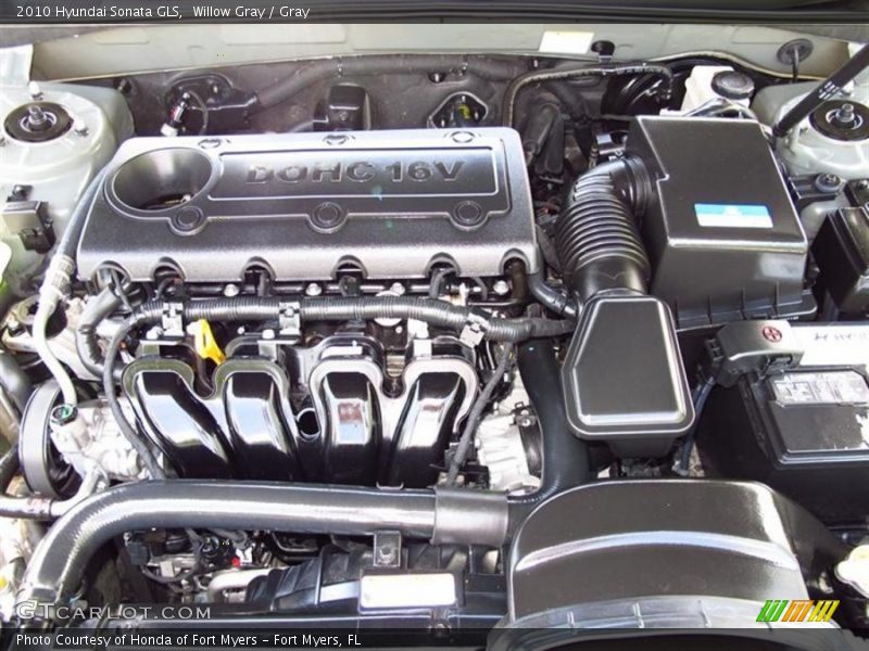 Willow Gray / Gray 2010 Hyundai Sonata GLS