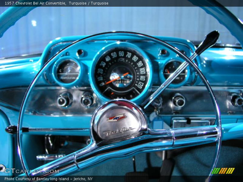 Turquoise / Turquoise 1957 Chevrolet Bel Air Convertible