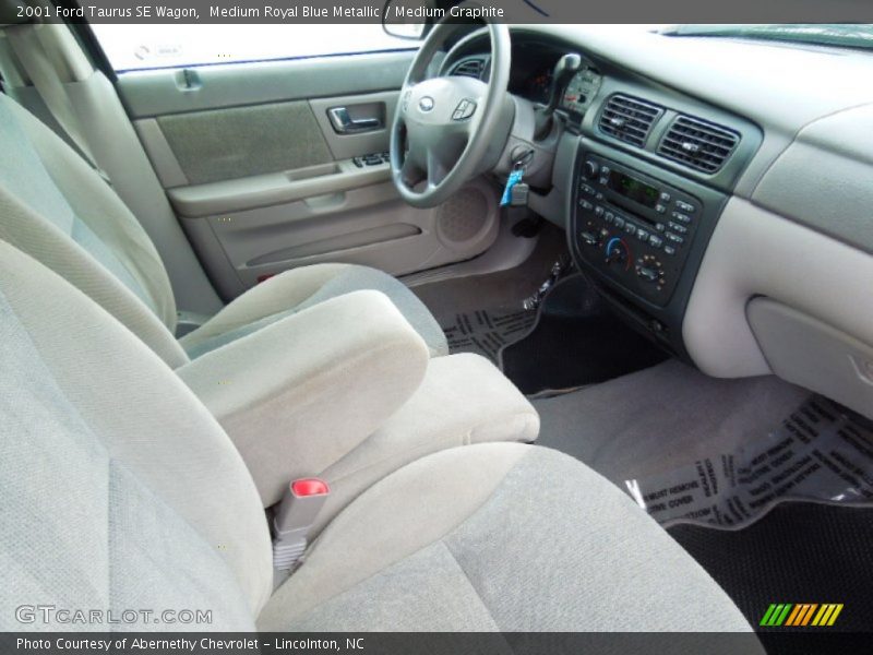 Medium Royal Blue Metallic / Medium Graphite 2001 Ford Taurus SE Wagon