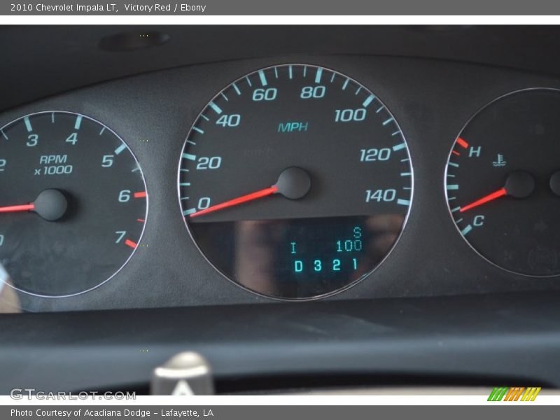 Victory Red / Ebony 2010 Chevrolet Impala LT