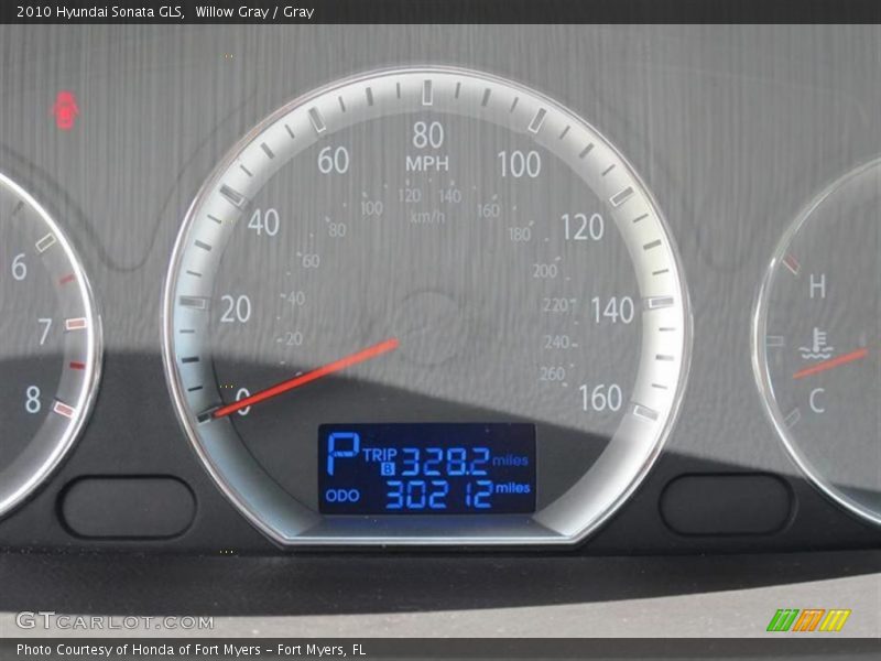 Willow Gray / Gray 2010 Hyundai Sonata GLS