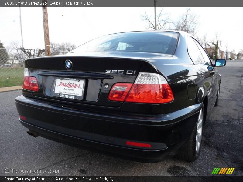 Jet Black / Black 2006 BMW 3 Series 325i Coupe