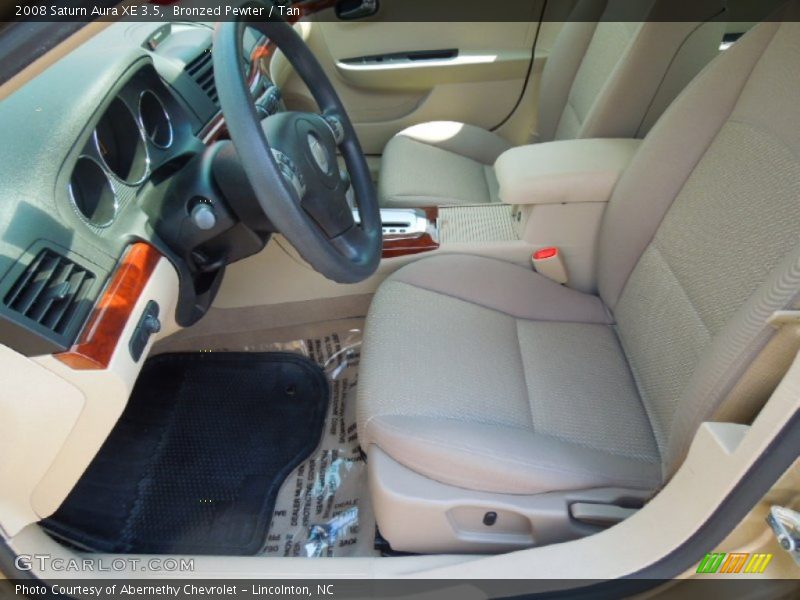 Front Seat of 2008 Aura XE 3.5