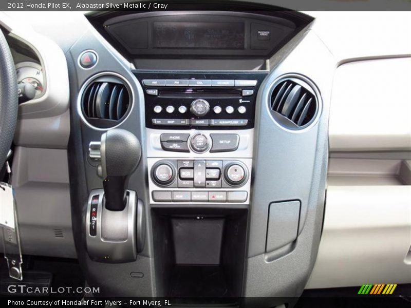 Alabaster Silver Metallic / Gray 2012 Honda Pilot EX