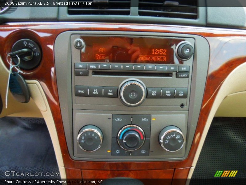 Controls of 2008 Aura XE 3.5