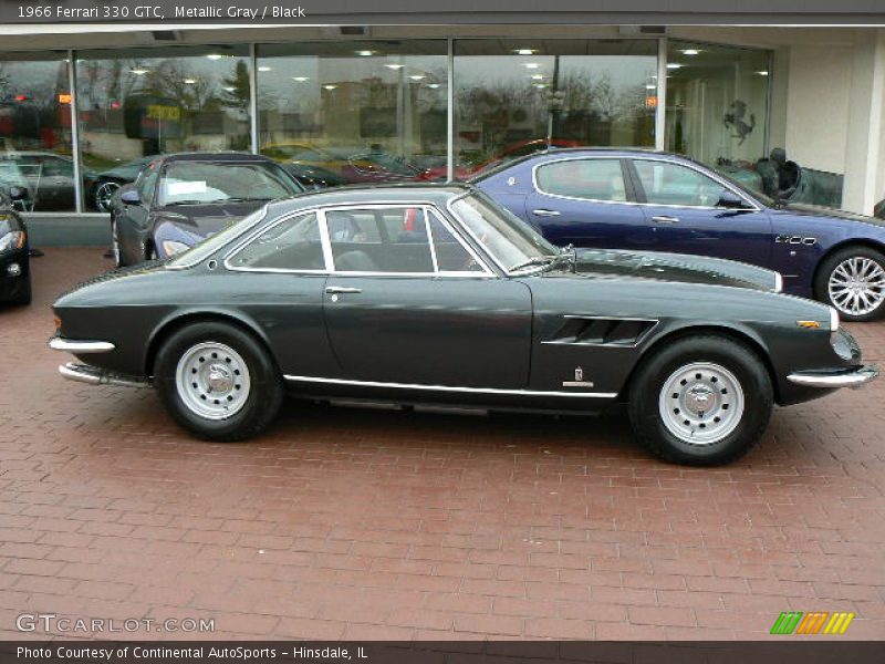 Metallic Gray / Black 1966 Ferrari 330 GTC