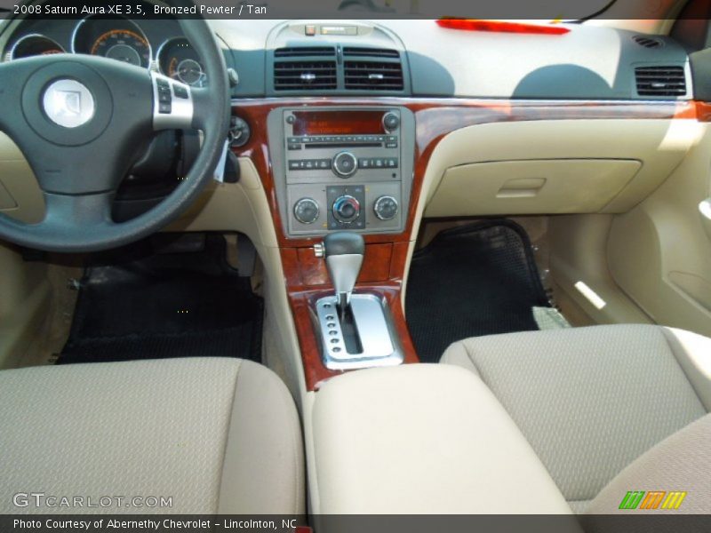 Bronzed Pewter / Tan 2008 Saturn Aura XE 3.5