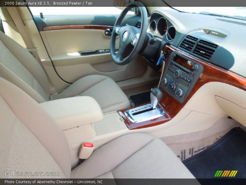 Bronzed Pewter / Tan 2008 Saturn Aura XE 3.5