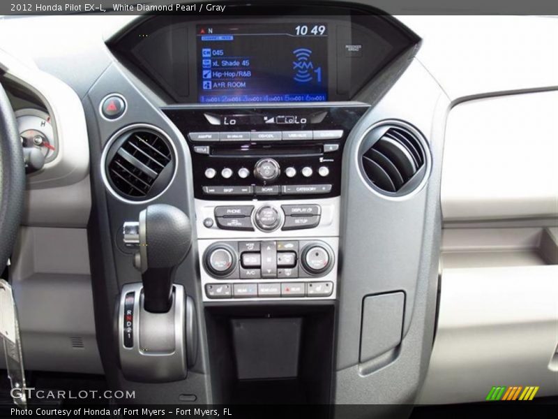 White Diamond Pearl / Gray 2012 Honda Pilot EX-L