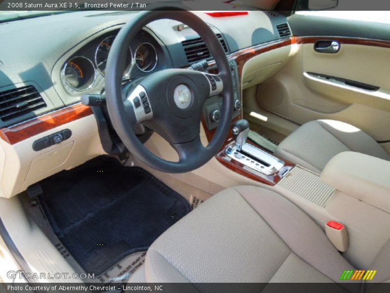 Tan Interior - 2008 Aura XE 3.5 