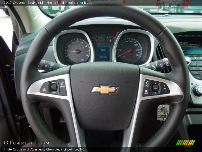Mocha Steel Metallic / Jet Black 2012 Chevrolet Equinox LT