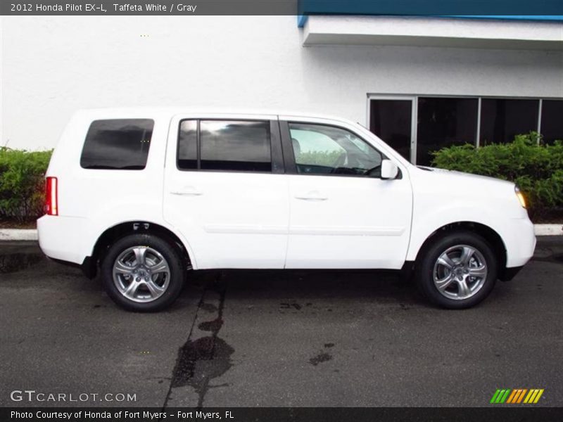 Taffeta White / Gray 2012 Honda Pilot EX-L