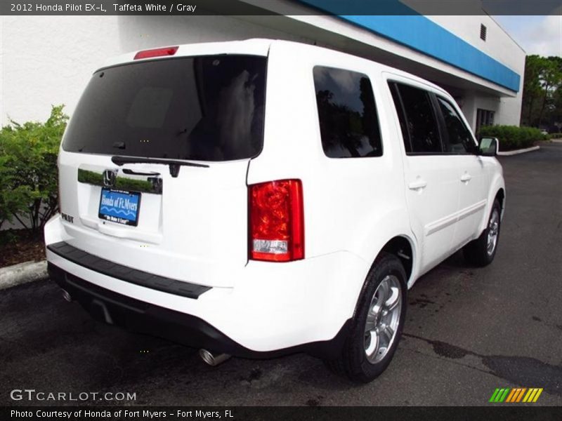 Taffeta White / Gray 2012 Honda Pilot EX-L