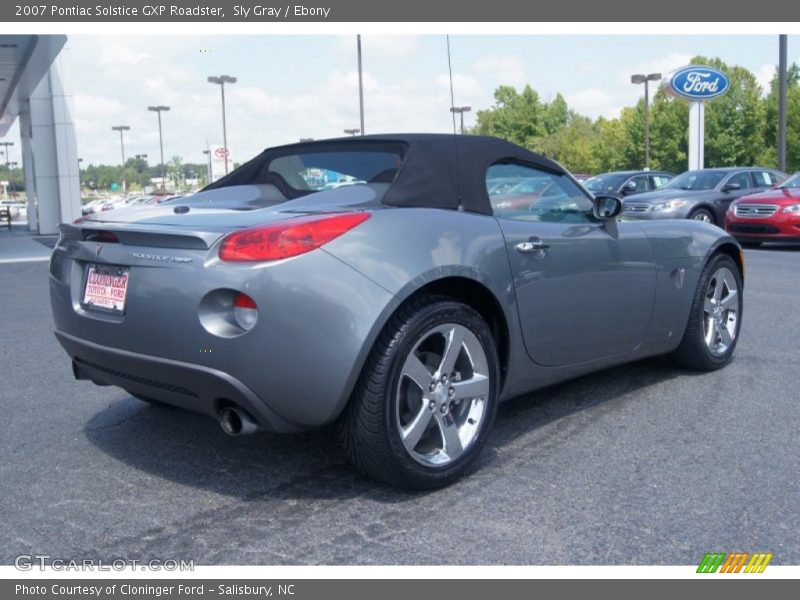 Sly Gray / Ebony 2007 Pontiac Solstice GXP Roadster