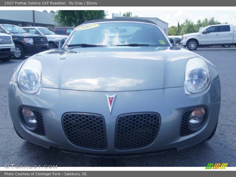 Sly Gray / Ebony 2007 Pontiac Solstice GXP Roadster