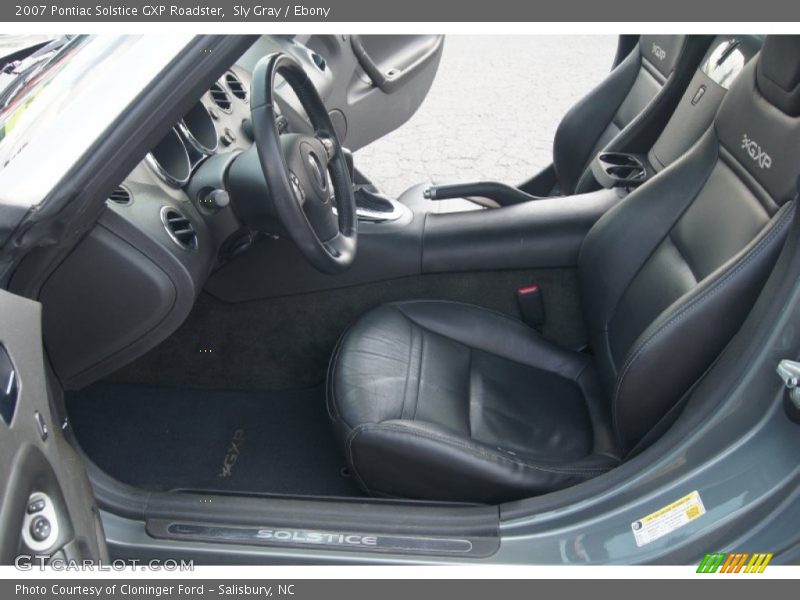 Sly Gray / Ebony 2007 Pontiac Solstice GXP Roadster