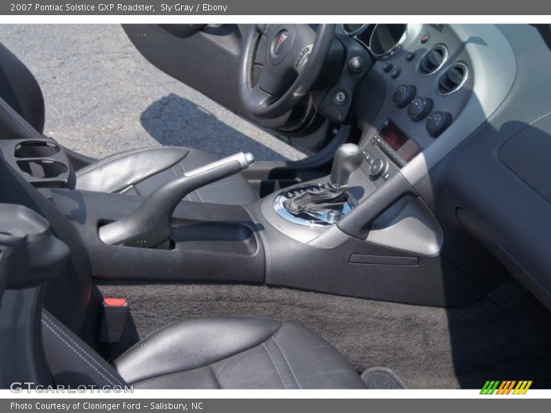 Sly Gray / Ebony 2007 Pontiac Solstice GXP Roadster