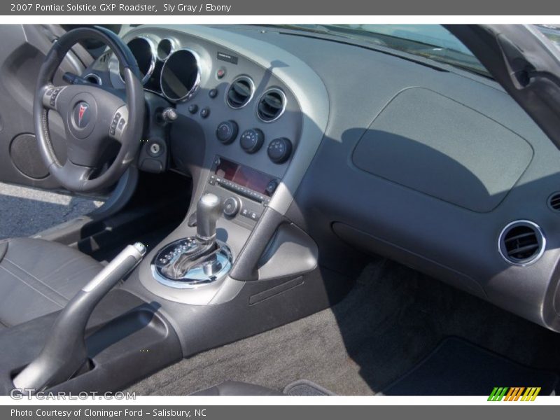Sly Gray / Ebony 2007 Pontiac Solstice GXP Roadster