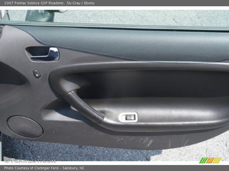 Sly Gray / Ebony 2007 Pontiac Solstice GXP Roadster