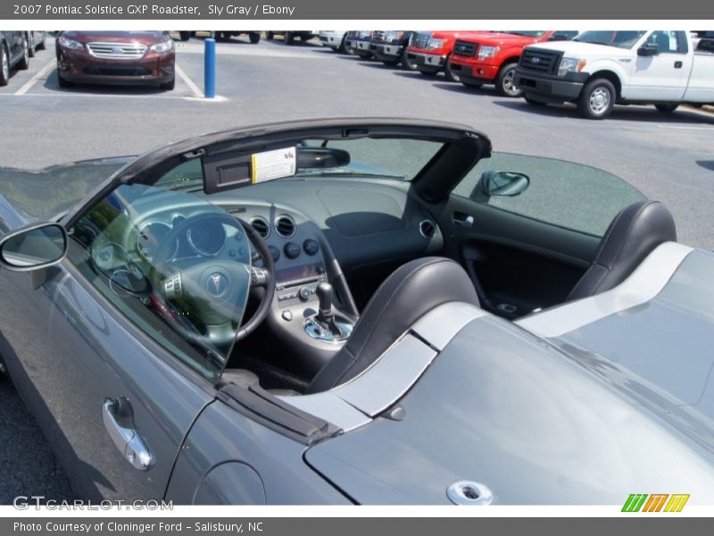 Sly Gray / Ebony 2007 Pontiac Solstice GXP Roadster