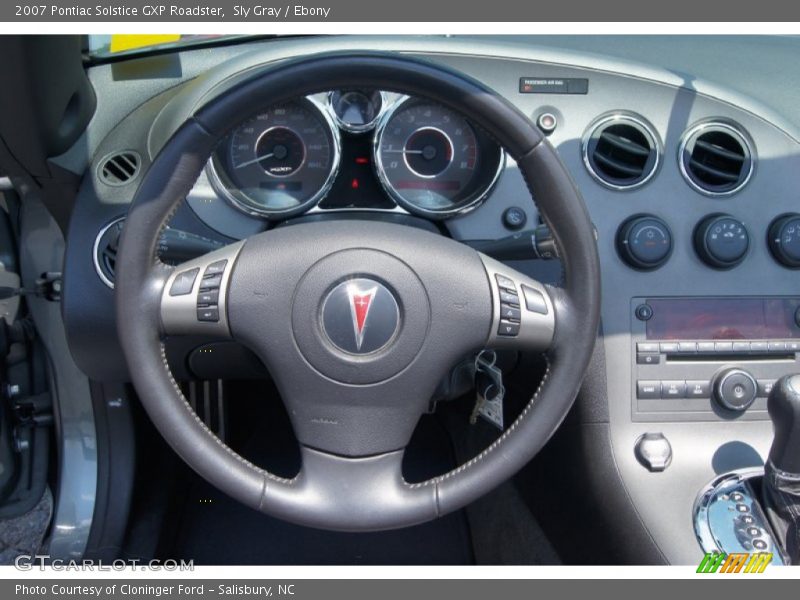 Sly Gray / Ebony 2007 Pontiac Solstice GXP Roadster