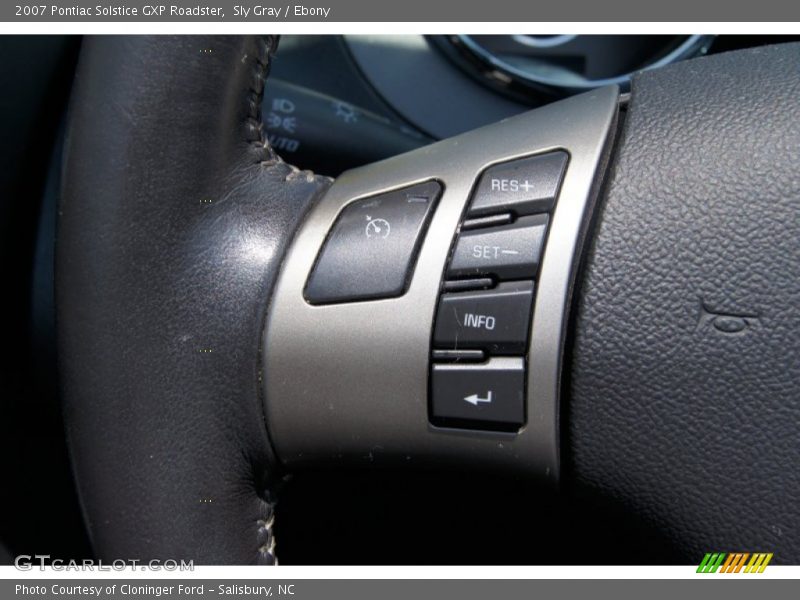 Sly Gray / Ebony 2007 Pontiac Solstice GXP Roadster