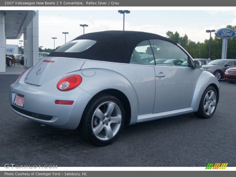 Reflex Silver / Grey 2007 Volkswagen New Beetle 2.5 Convertible