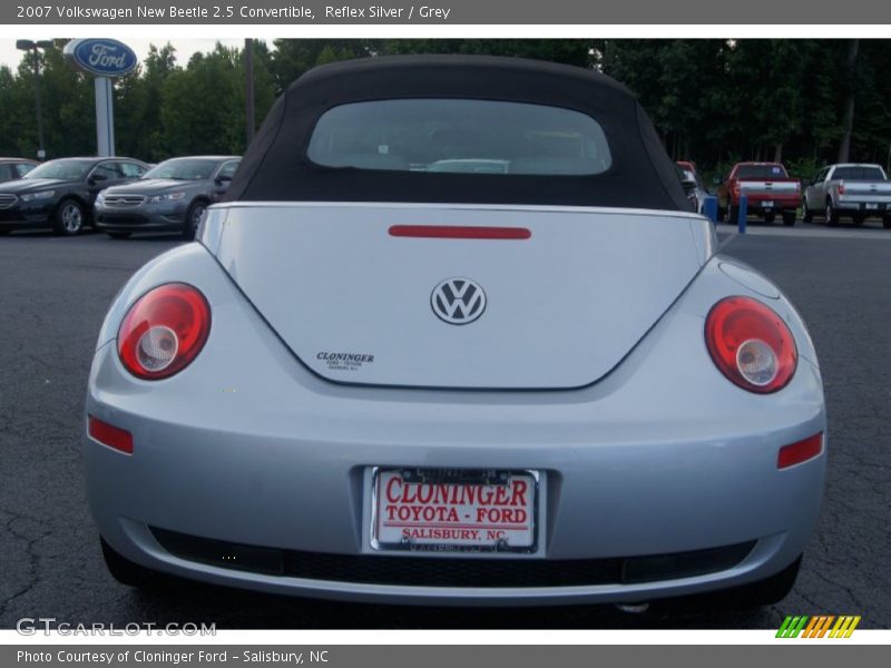 Reflex Silver / Grey 2007 Volkswagen New Beetle 2.5 Convertible