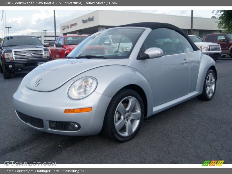 Reflex Silver / Grey 2007 Volkswagen New Beetle 2.5 Convertible