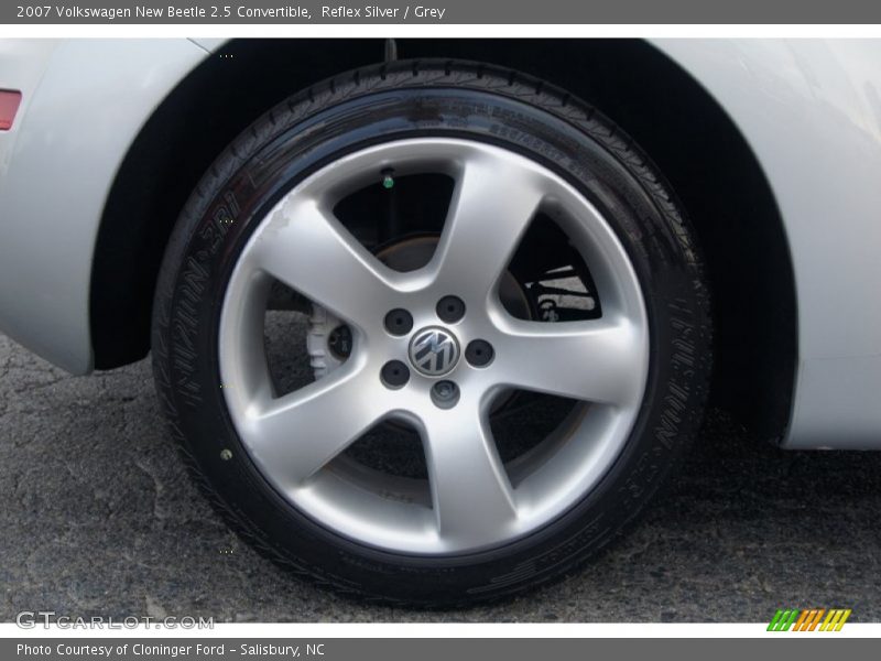 Reflex Silver / Grey 2007 Volkswagen New Beetle 2.5 Convertible
