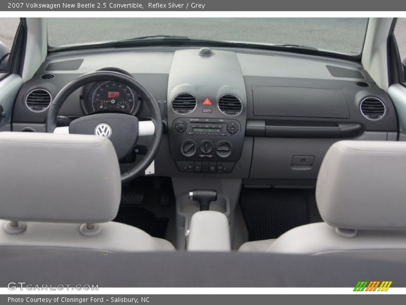 Reflex Silver / Grey 2007 Volkswagen New Beetle 2.5 Convertible