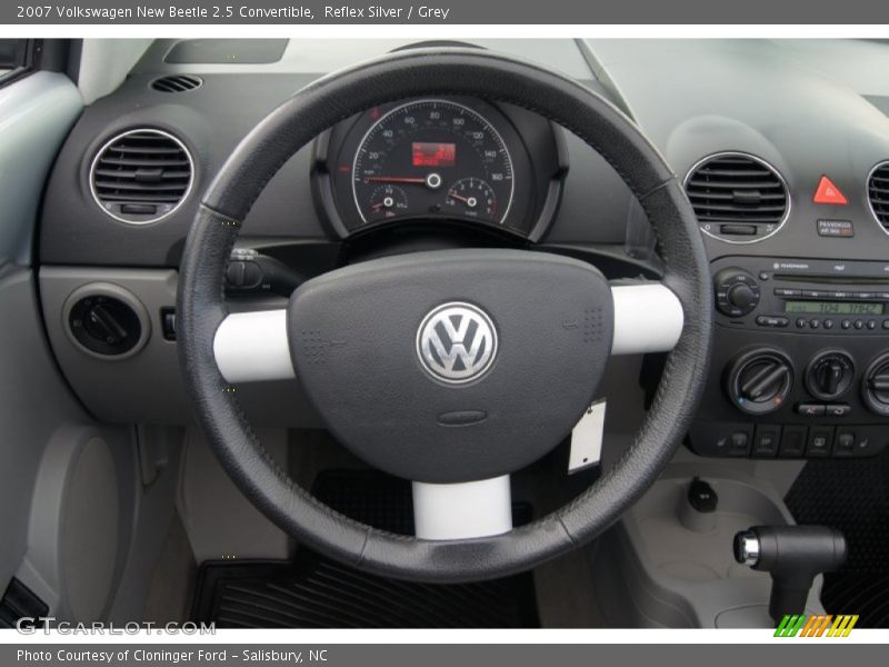 Reflex Silver / Grey 2007 Volkswagen New Beetle 2.5 Convertible