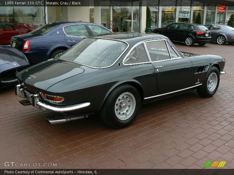 Metallic Gray / Black 1966 Ferrari 330 GTC