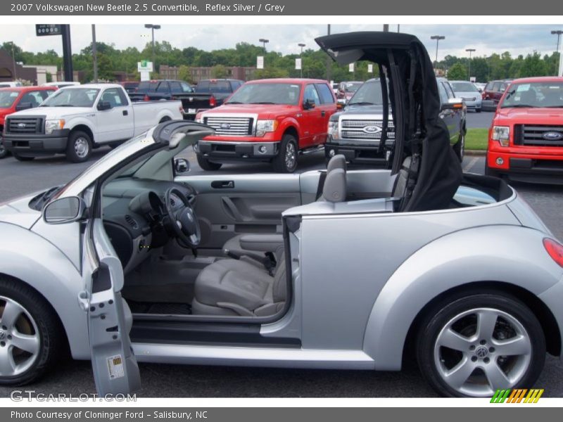 Reflex Silver / Grey 2007 Volkswagen New Beetle 2.5 Convertible
