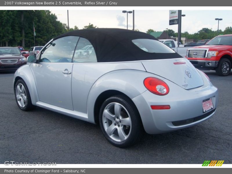 Reflex Silver / Grey 2007 Volkswagen New Beetle 2.5 Convertible