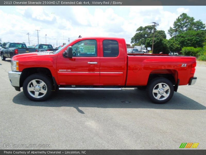 Victory Red / Ebony 2013 Chevrolet Silverado 2500HD LT Extended Cab 4x4