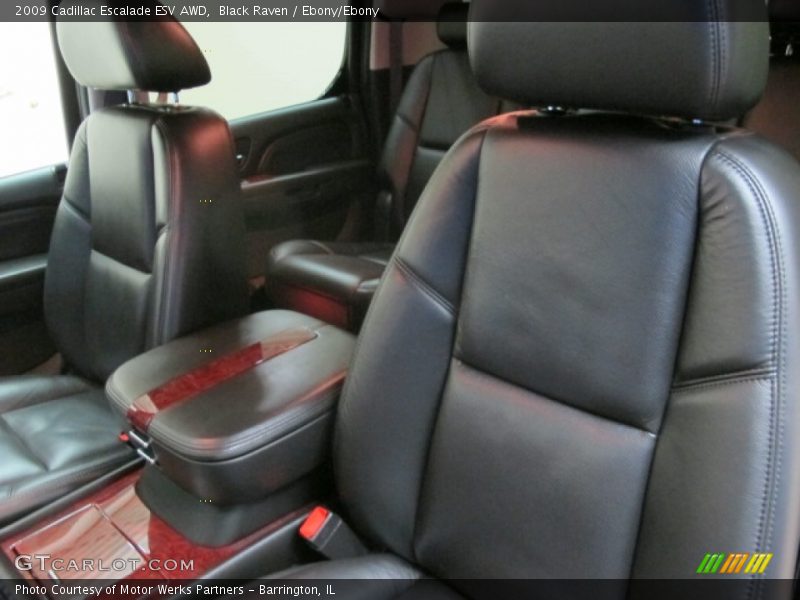 Black Raven / Ebony/Ebony 2009 Cadillac Escalade ESV AWD