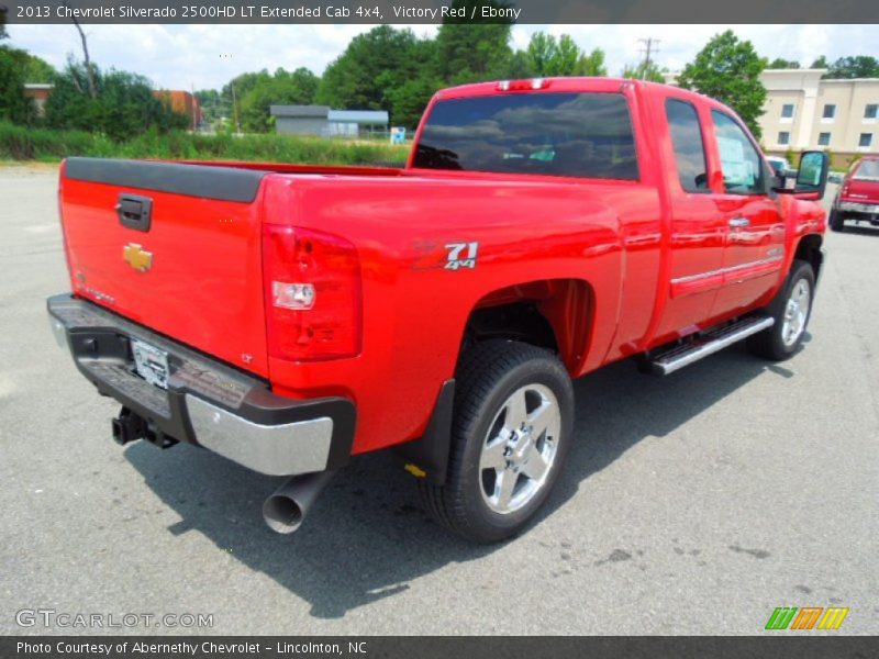Victory Red / Ebony 2013 Chevrolet Silverado 2500HD LT Extended Cab 4x4