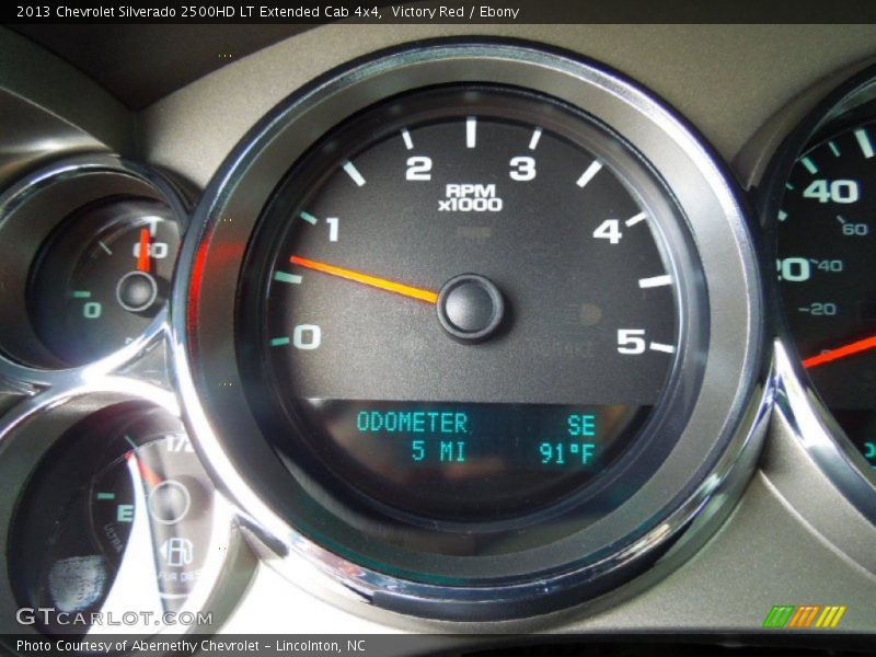 Victory Red / Ebony 2013 Chevrolet Silverado 2500HD LT Extended Cab 4x4